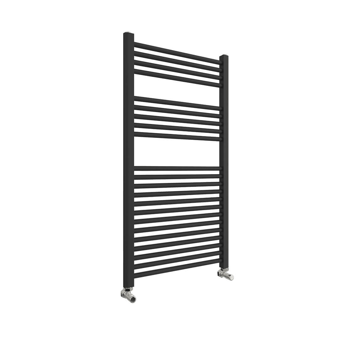 Elegant Haven Maree 600 X 1120 Matt Black Ladder Towel Warme