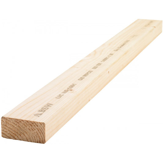 Timber Sawn Easi Edge Timber 100 x 47mm (4" x 2") Kiln Dried 2.4M