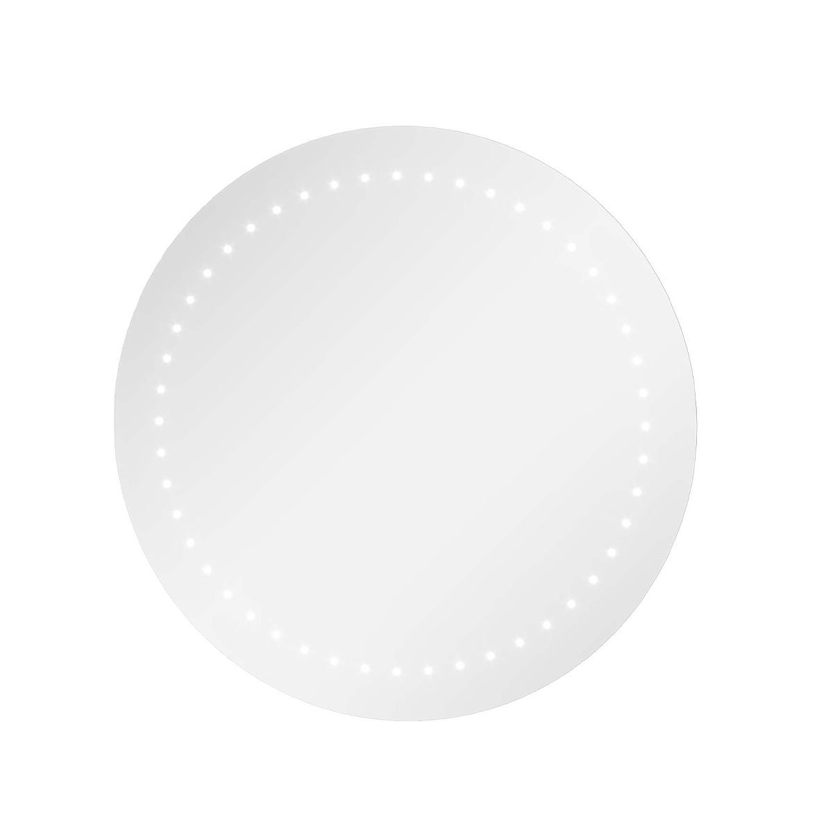Ciara Battery Powered Round LED Mirror 600x600mm