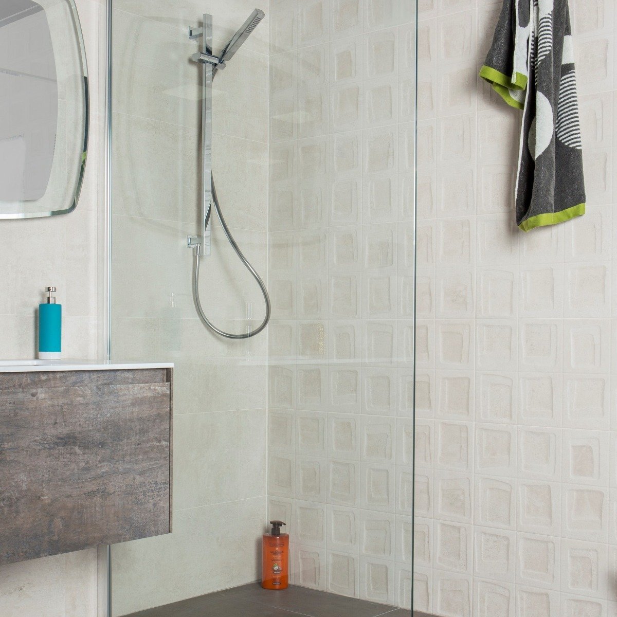 Stilo Beige Decor Ceramic Tile 320x890mm