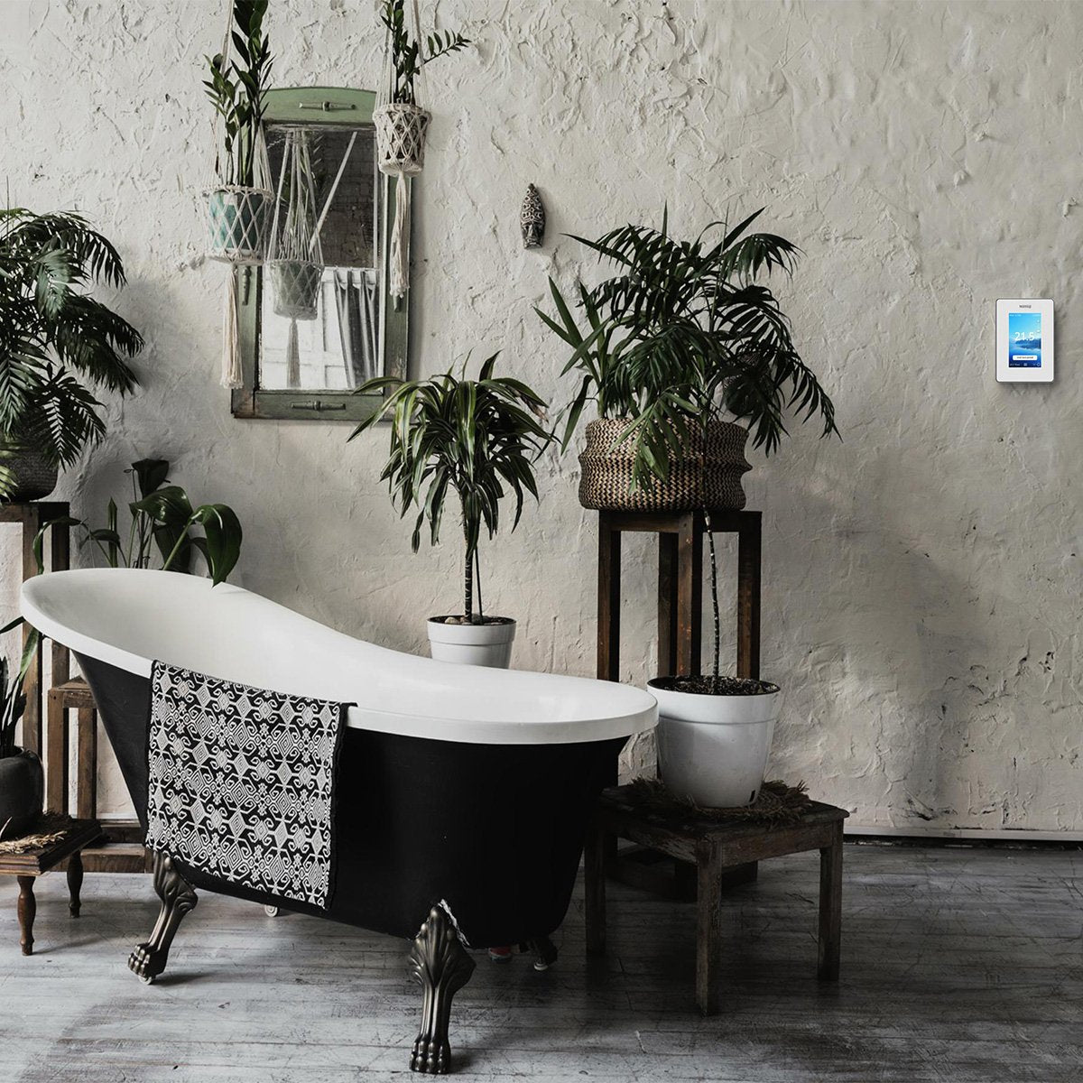 Warmup 6iE Wi-Fi Thermostat Bright Porcelain
