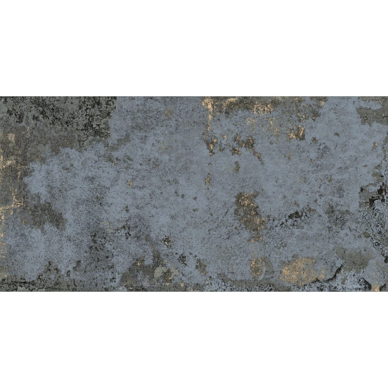 Brunel Royal Blue Lappato Porcelain Concrete Tile 1200x600mm