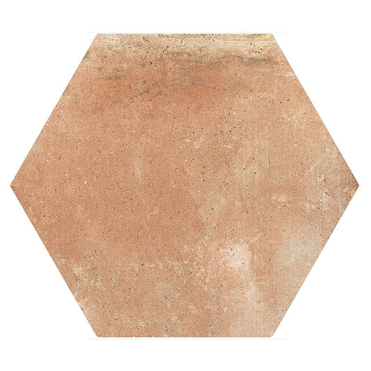 Terraza Siena Terracotta Matt Porcelain Hexagon Tile 240x200mm