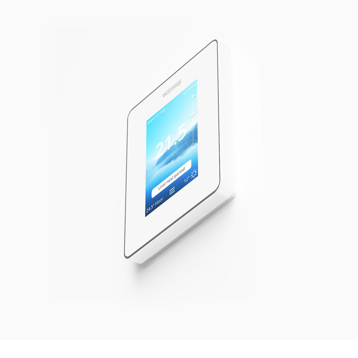 Warmup 6iE Wi-Fi Thermostat Bright Porcelain