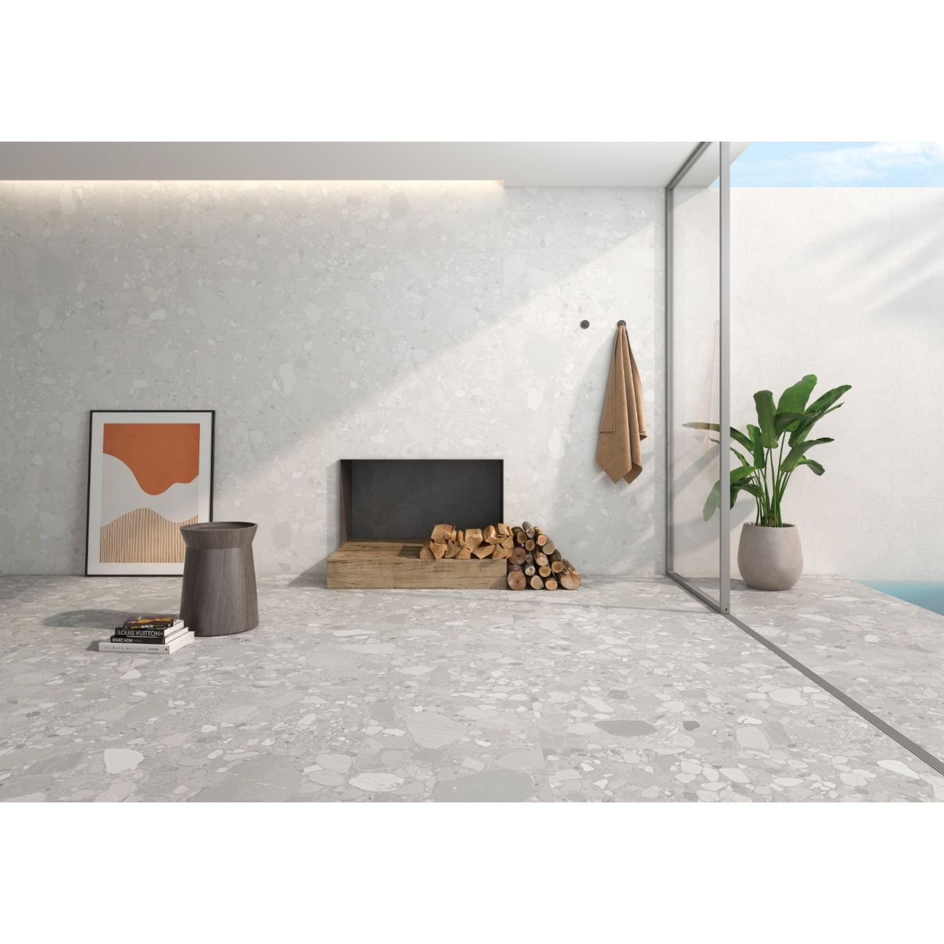 Denver Blanco Matt Porcelain Tile 300x600mm