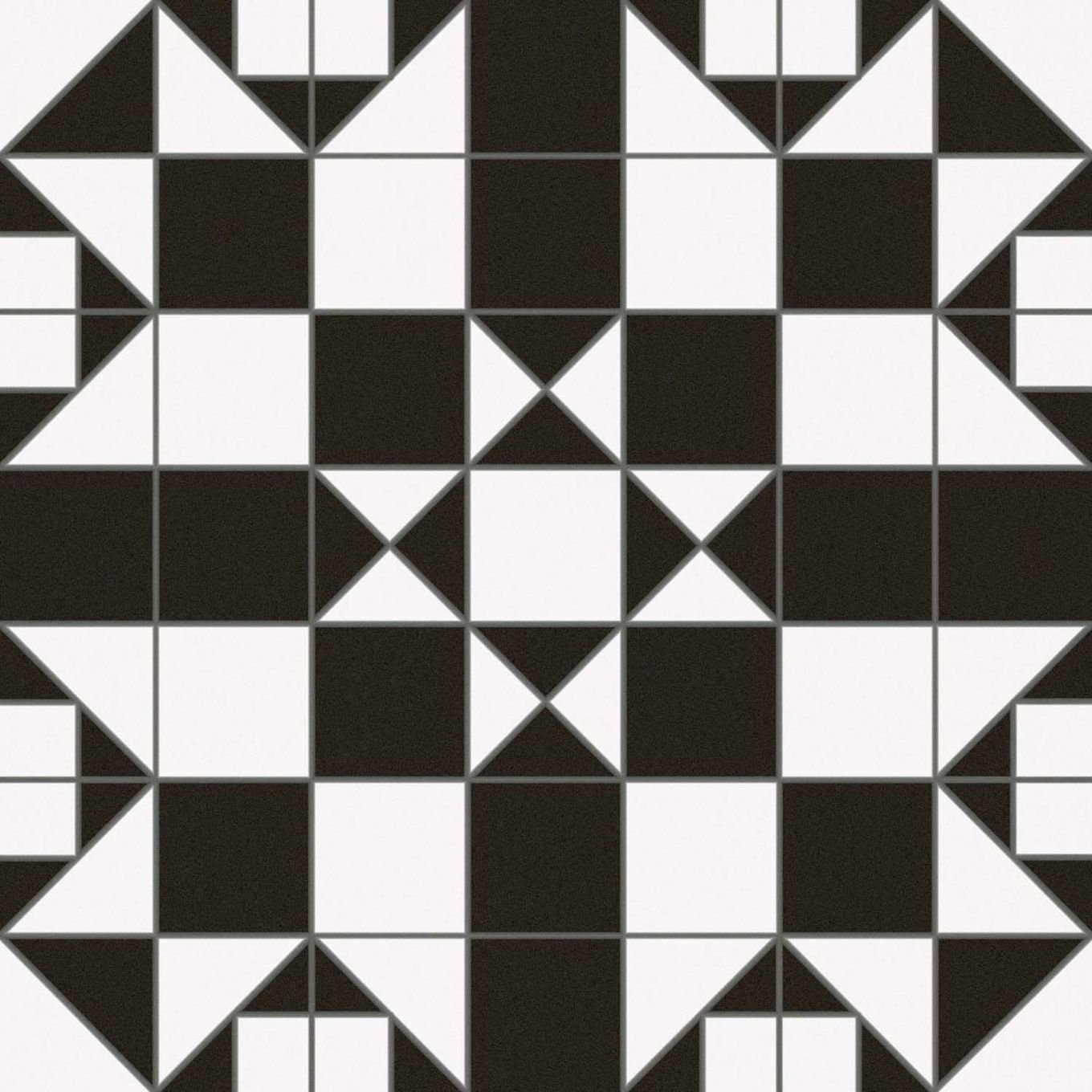 Vincent Negro Matt Ceramic Tile 450x450mm