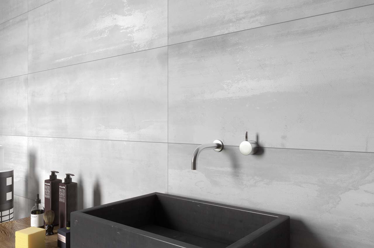 Enola Silver Matt Ceramic Tile 300x900mm