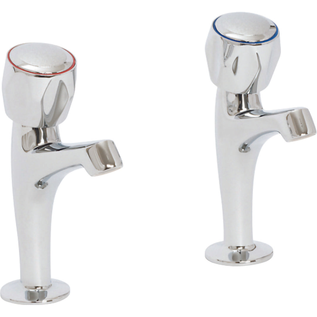 Elegant Haven Skara Chrome Sink Pillar Taps