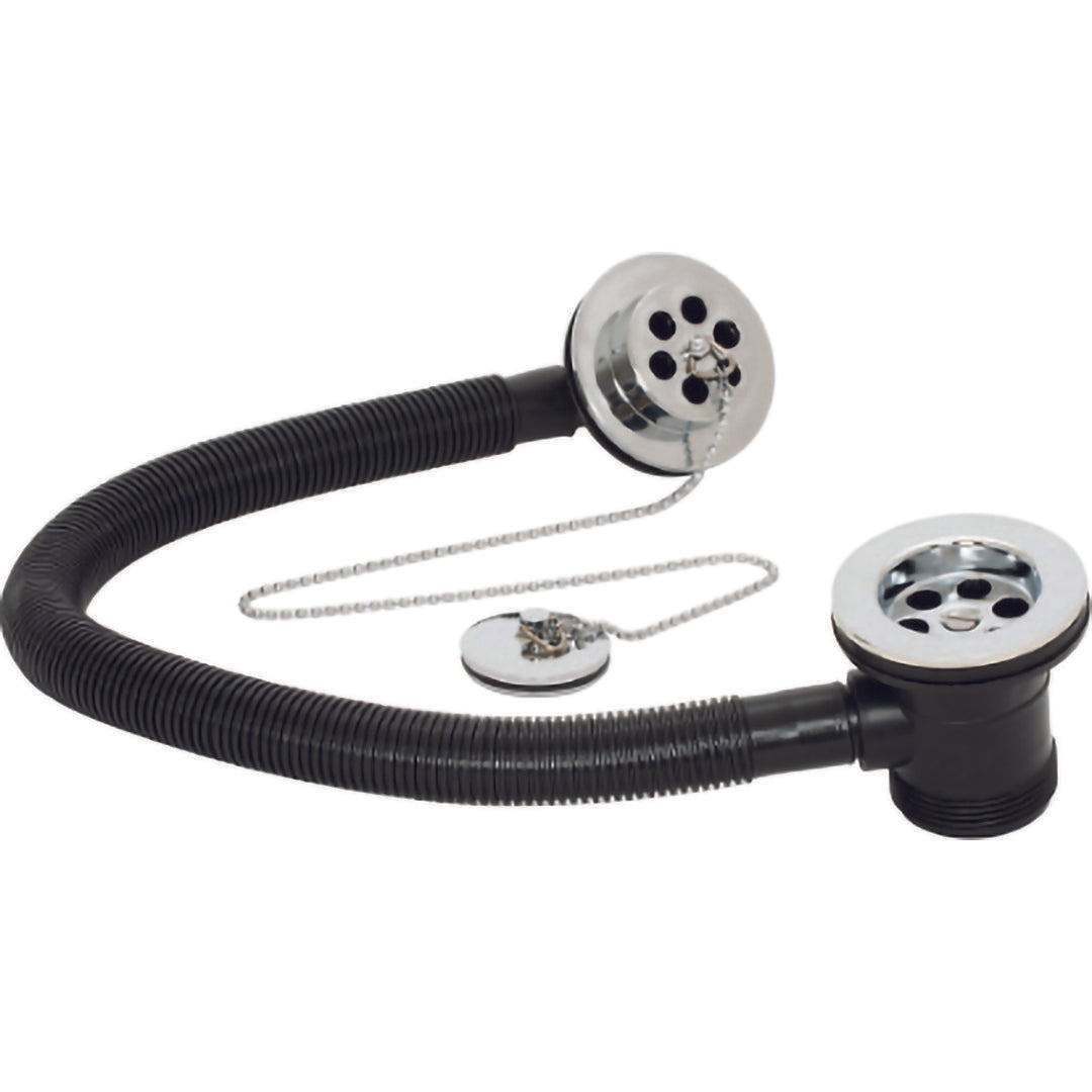 Elegant Haven Bath Combination Chain Waste Chrome Plug