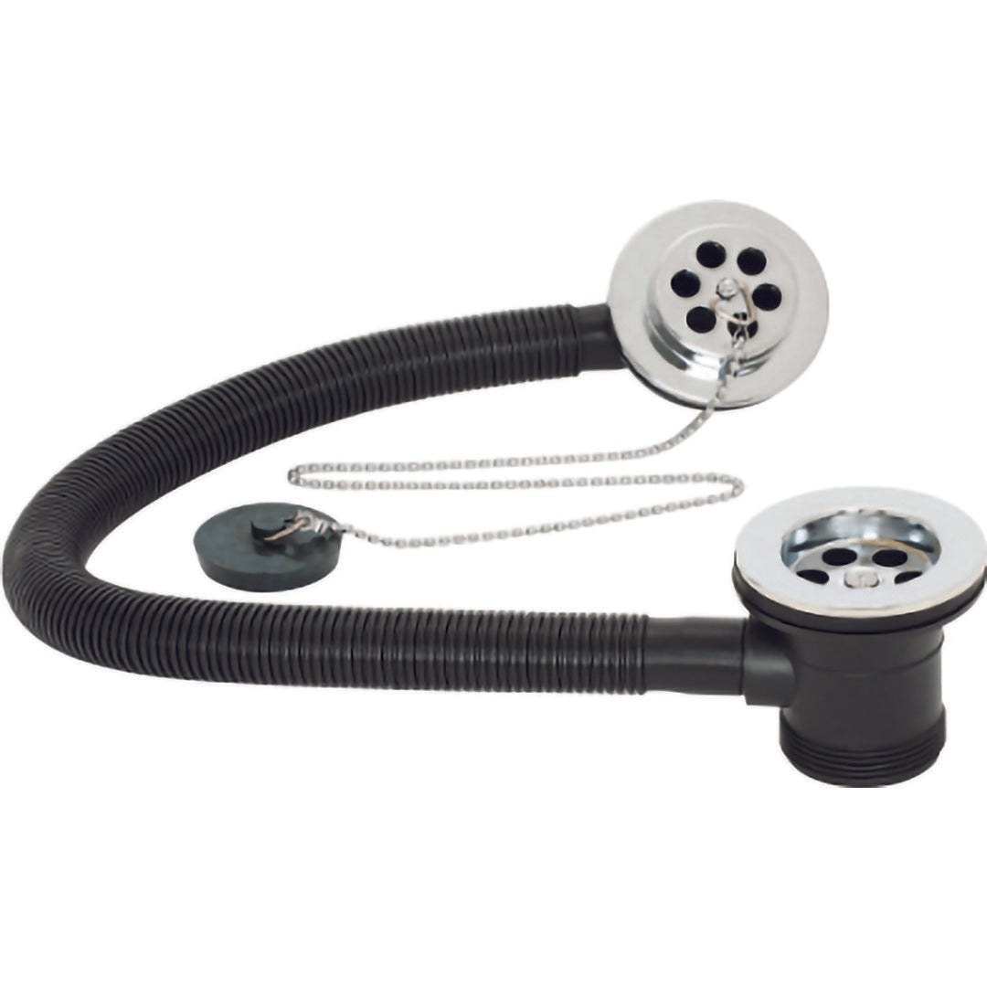 Elegant Haven Bath Combination Chain Waste Plastic Plug