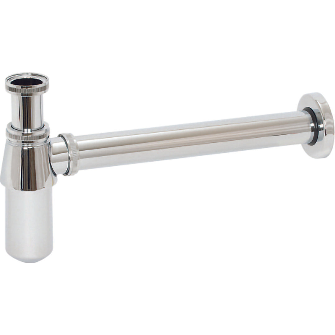 Elegant Haven Chrome Round Bottom Adjustable Bottle Trap