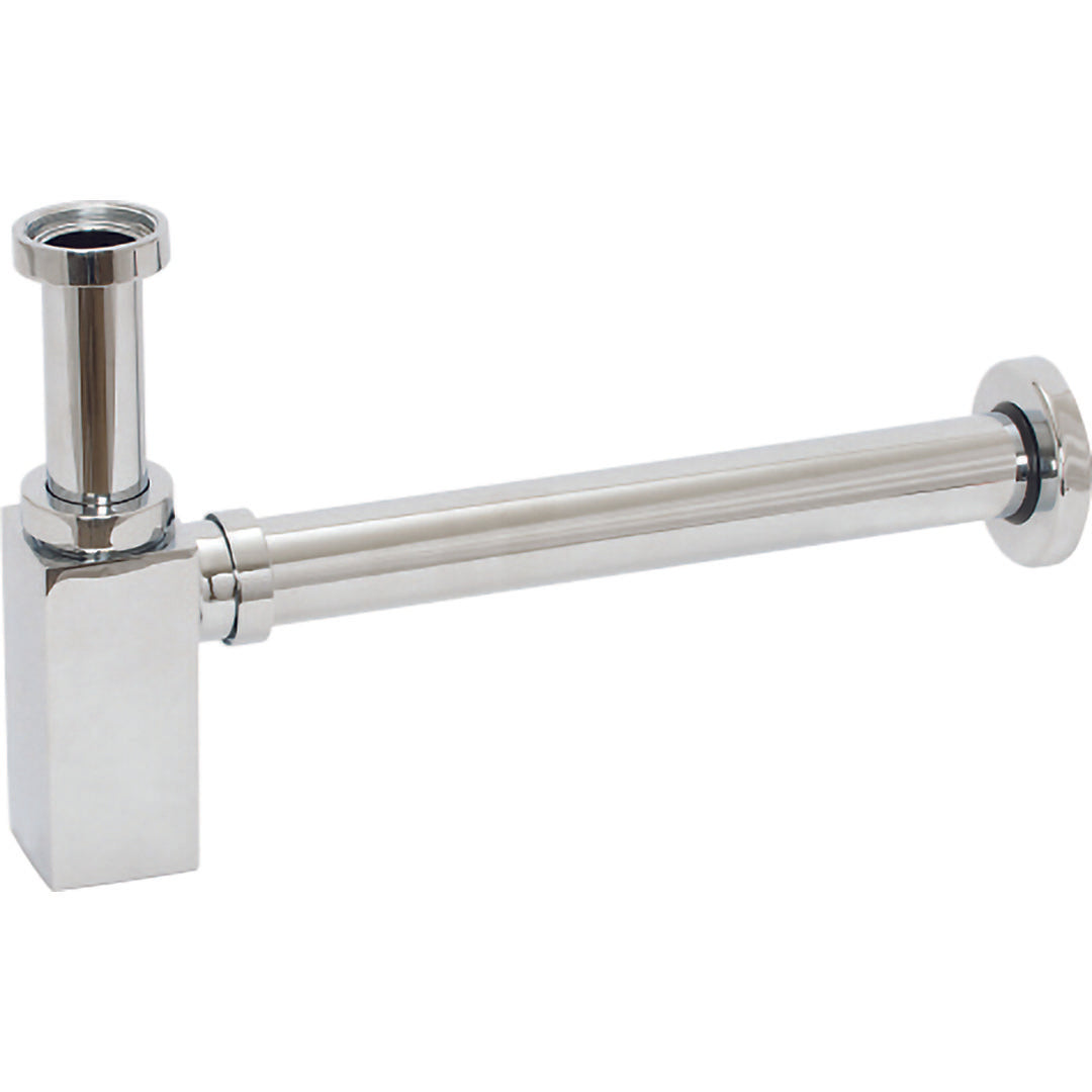 Elegant Haven Chrome Square Bottom Adjustable Bottle Trap