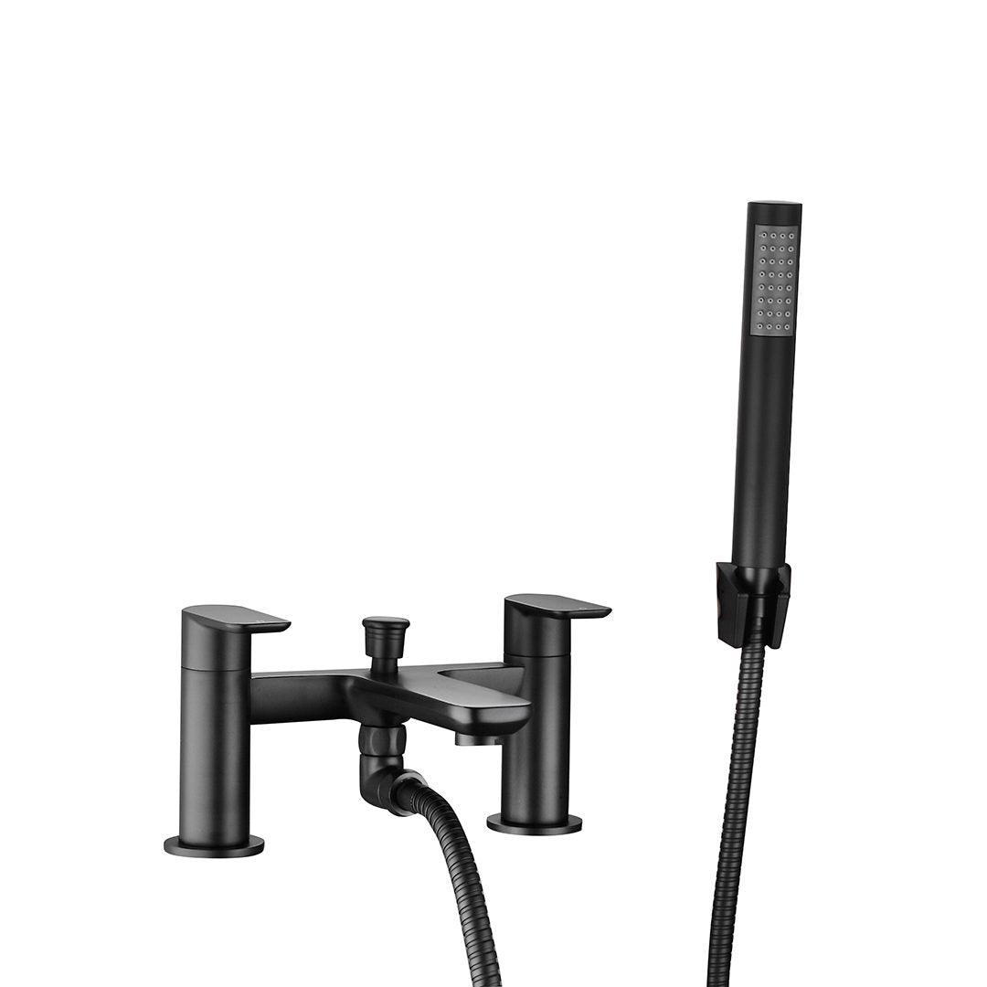 Elegant Haven Rona Matt Black Bath Shower Mixer 1