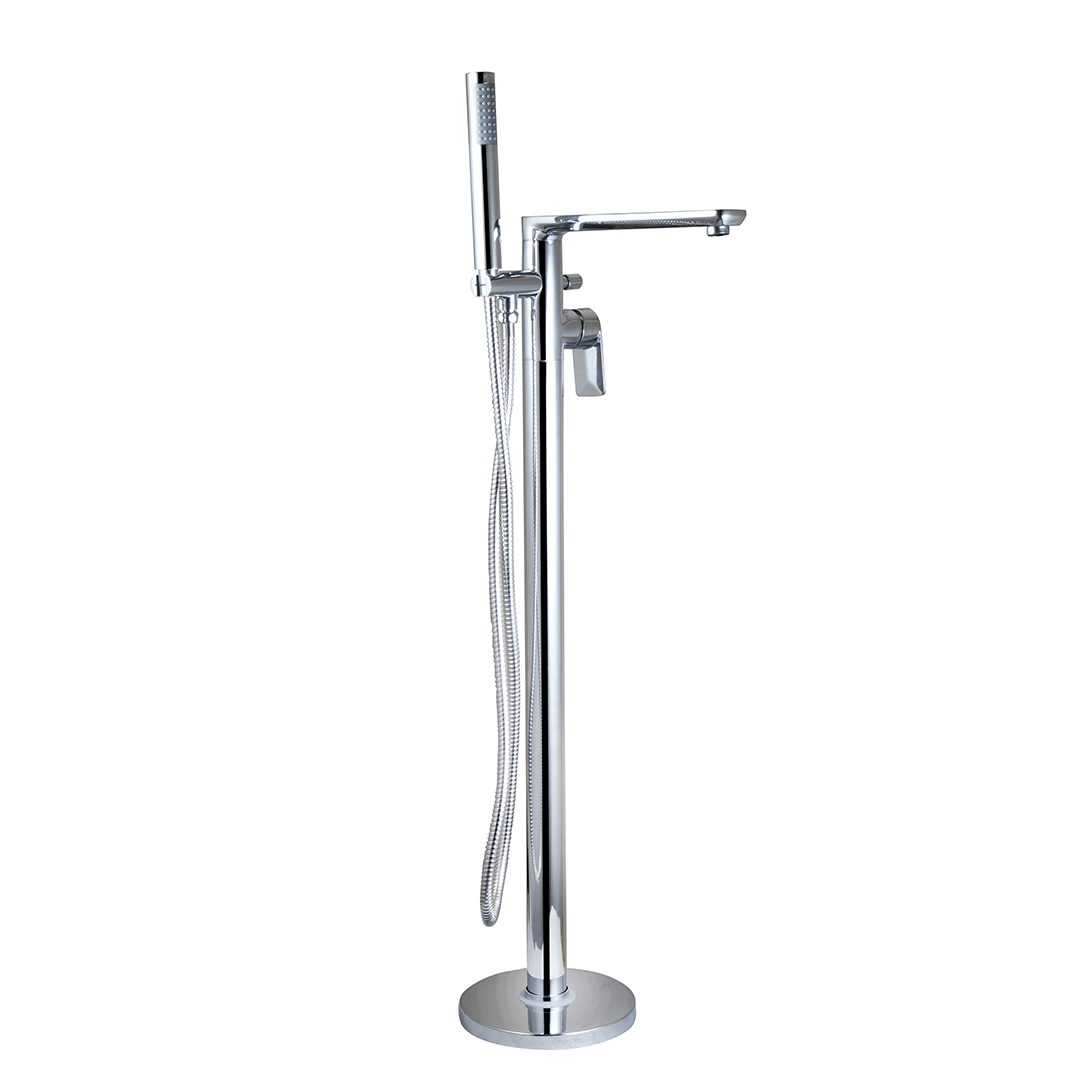 Elegant Haven Rona Chrome Floor Standing Bath Shower Mixer
