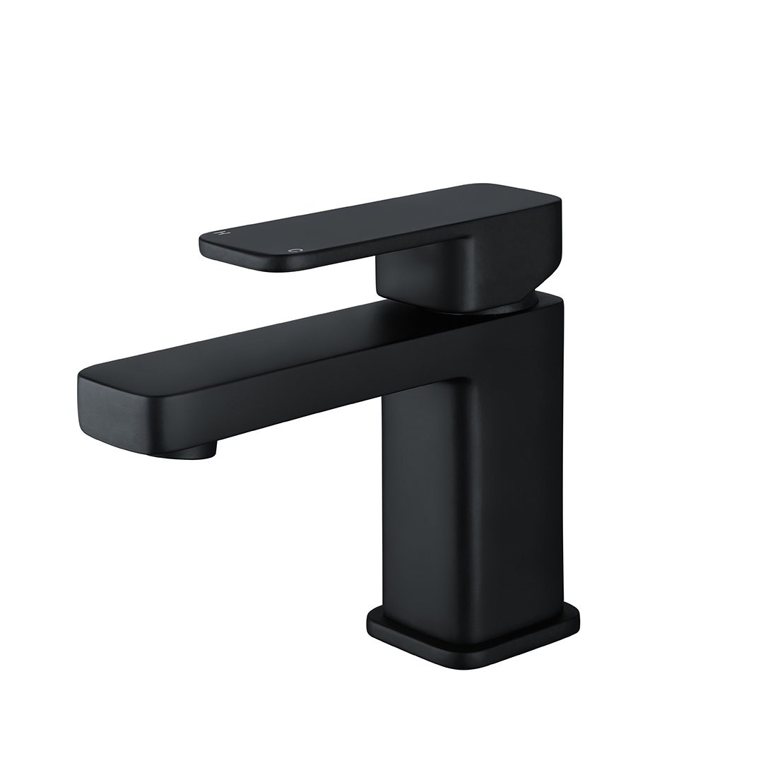 Elegant Haven Fife Matt Black Cloakroom Basin Mixer 1