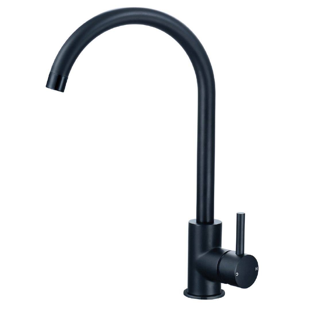 Elegant Haven Blackford Matt Black Sink Mixer 1
