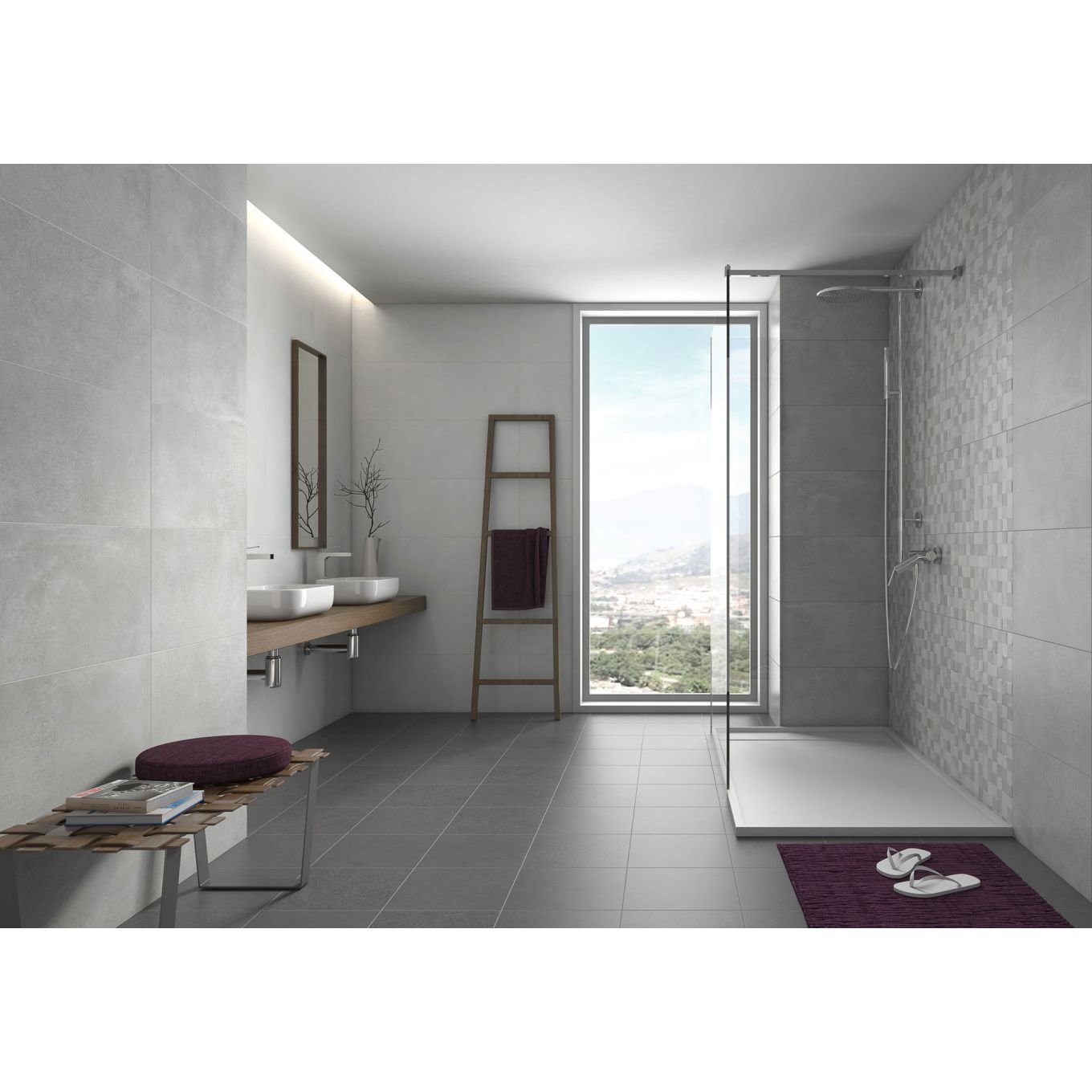 Studis Gris Ceramic Tile 330x550mm