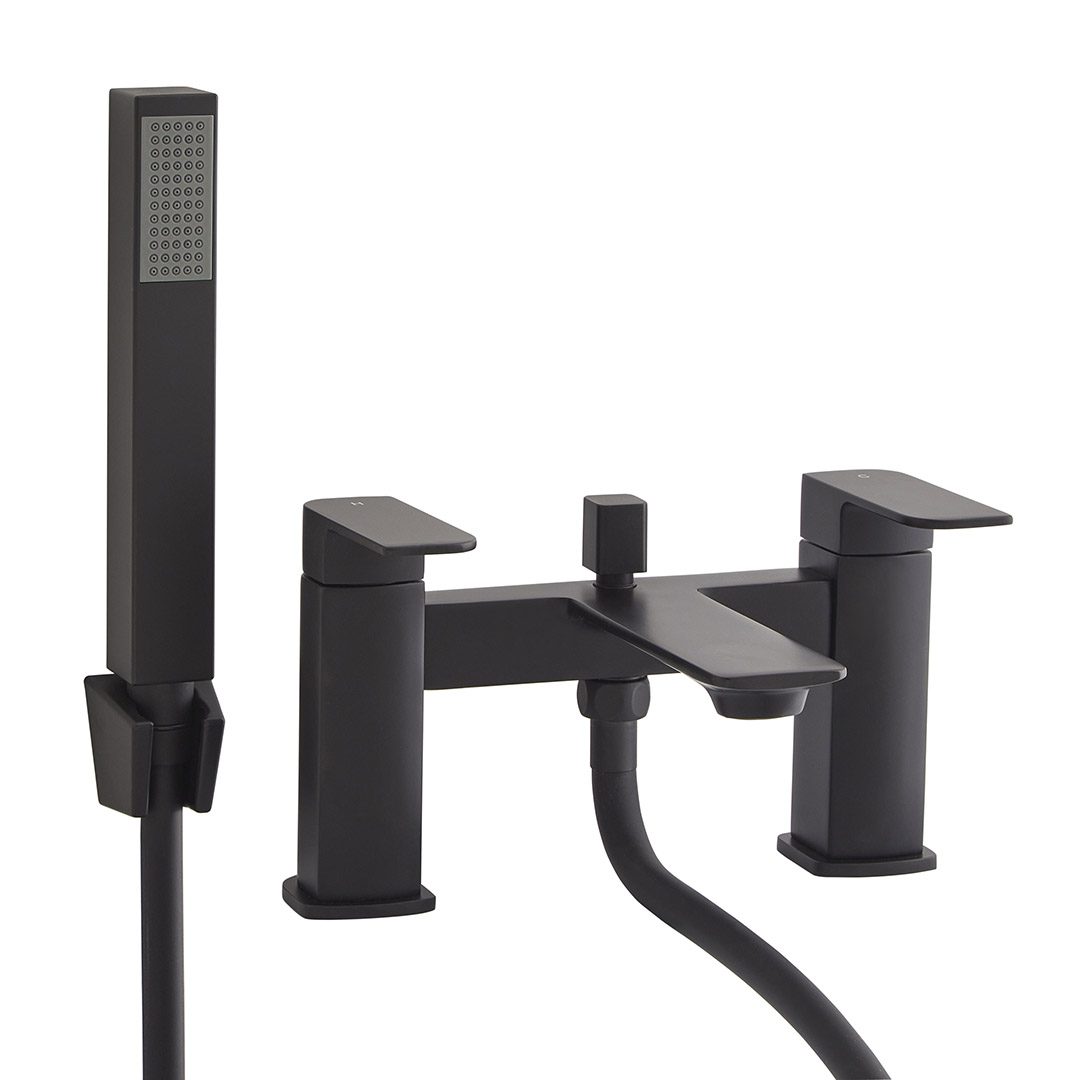 Elegant Haven Ness Matt Black Bath Shower Mixer 1