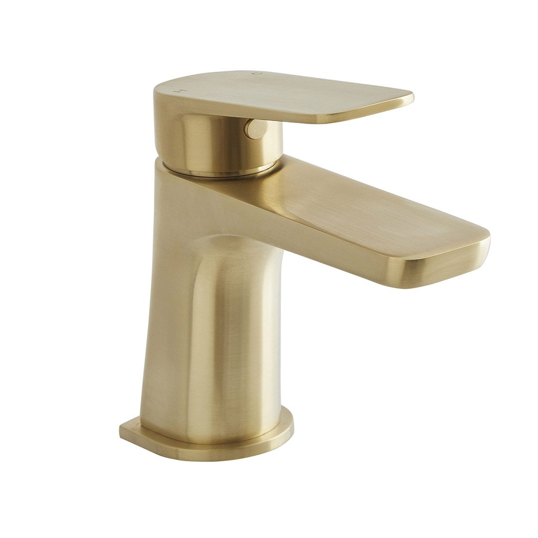Elegant Haven Dalmuir Brushed Brass Basin Mixer 1