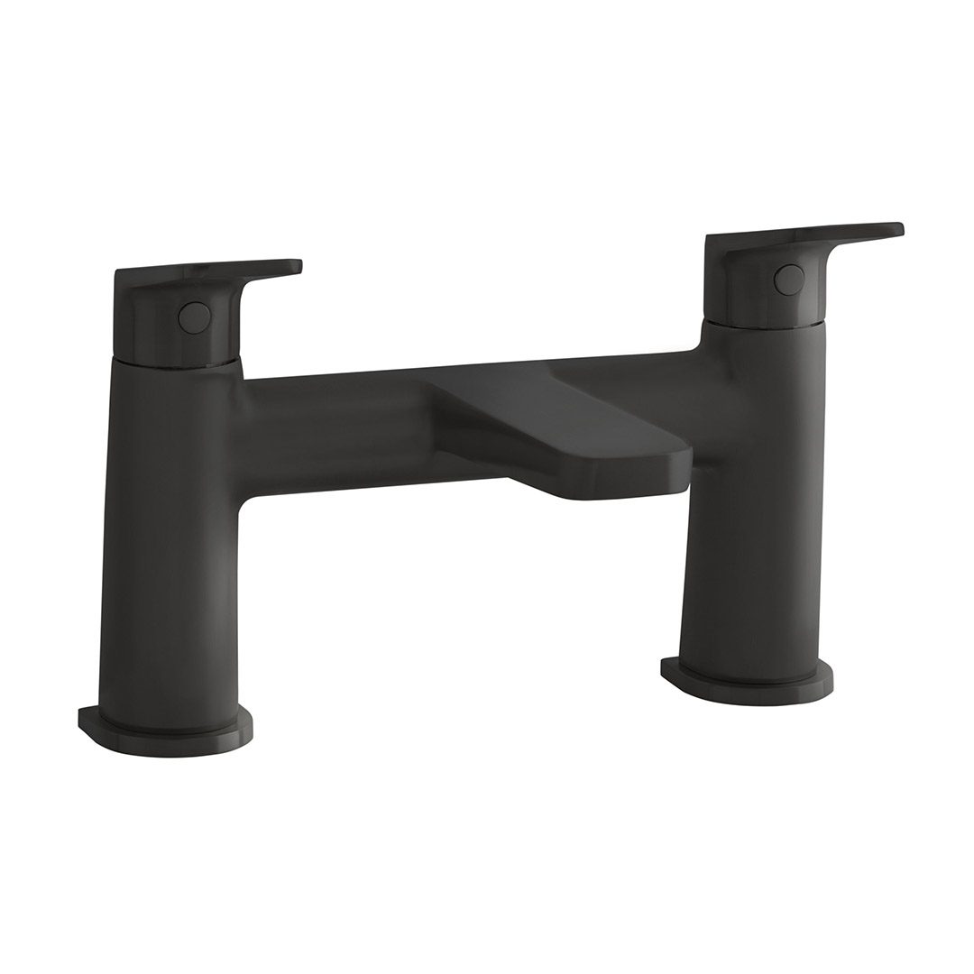 Elegant Haven Dalmuir Matt Black Bath Filler 1