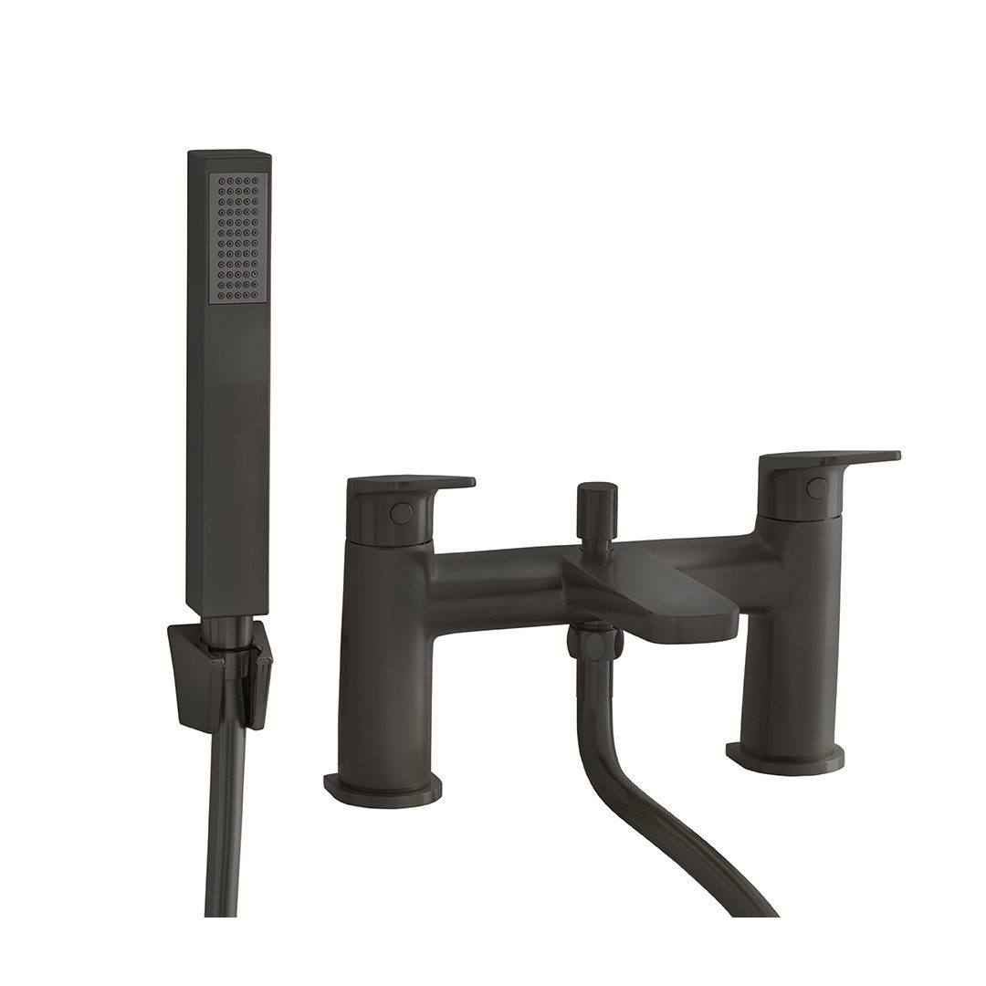 Elegant Haven Dalmuir Matt Black Bath Shower Mixer 1