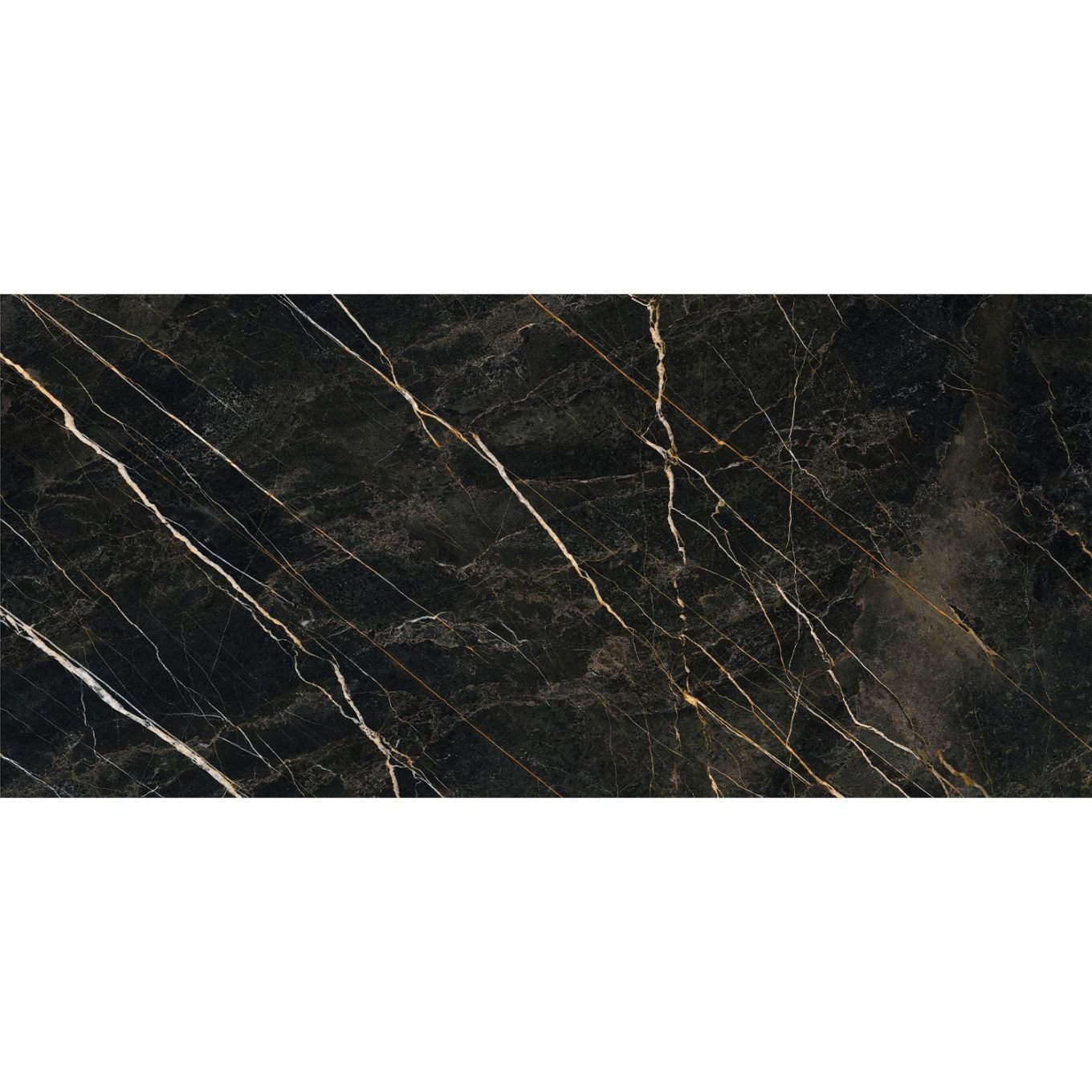 Supernova Black High Gloss Porcelain Tile 1200x600mm