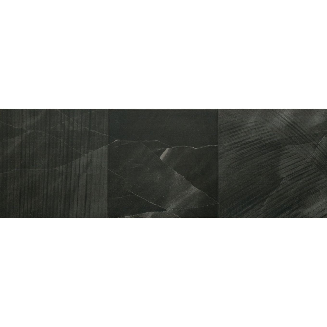 Veer Anthracite Matt Ceramic Stone Tile 300x900mm