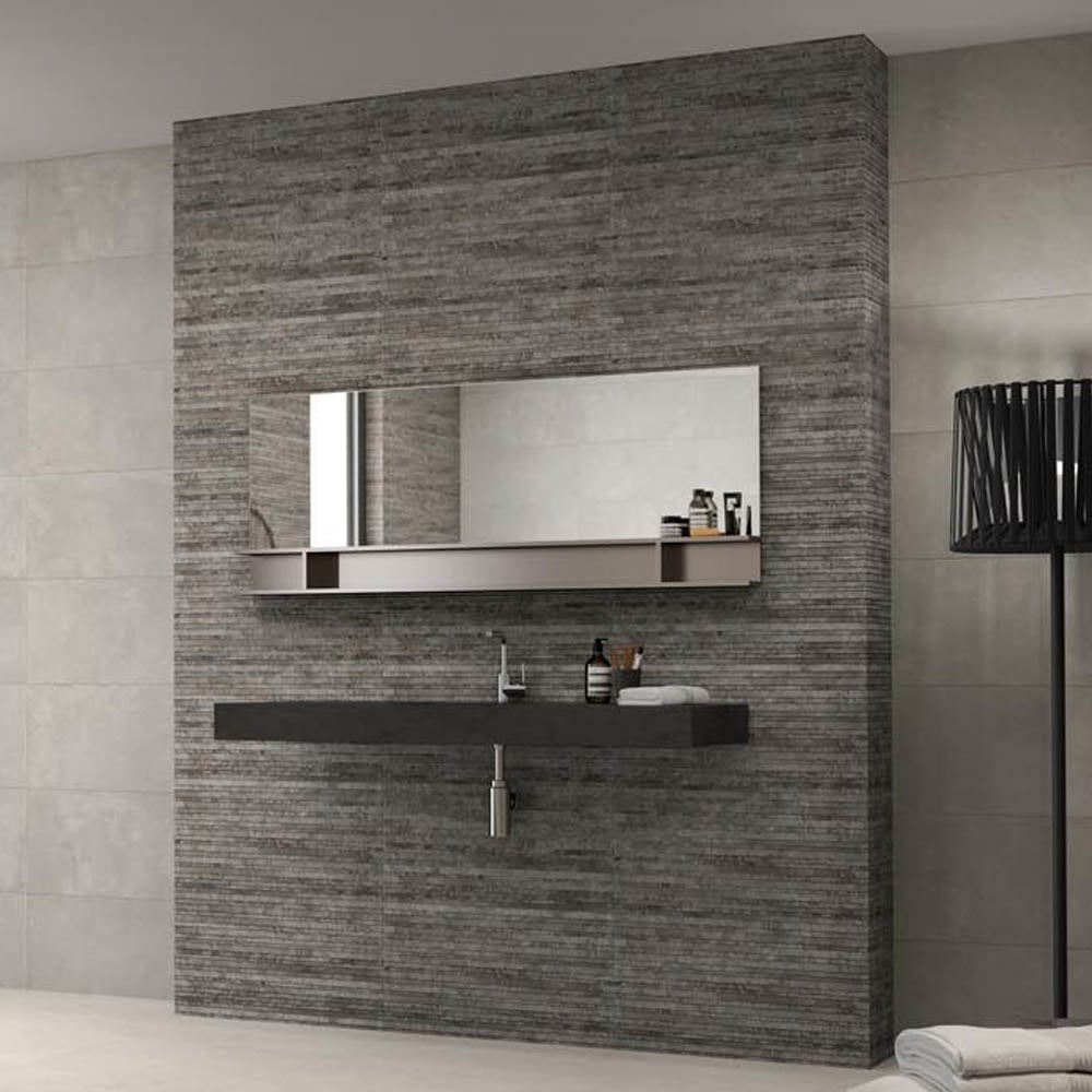 Classic Gris Feature Porcelain Tile 333x650mm