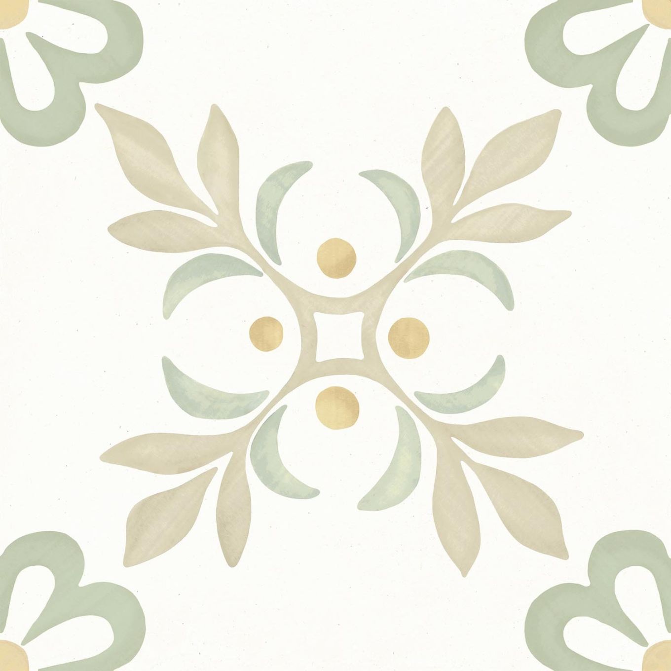 Lira Taupe Garden Matt Porcelain Tile 223x223mm