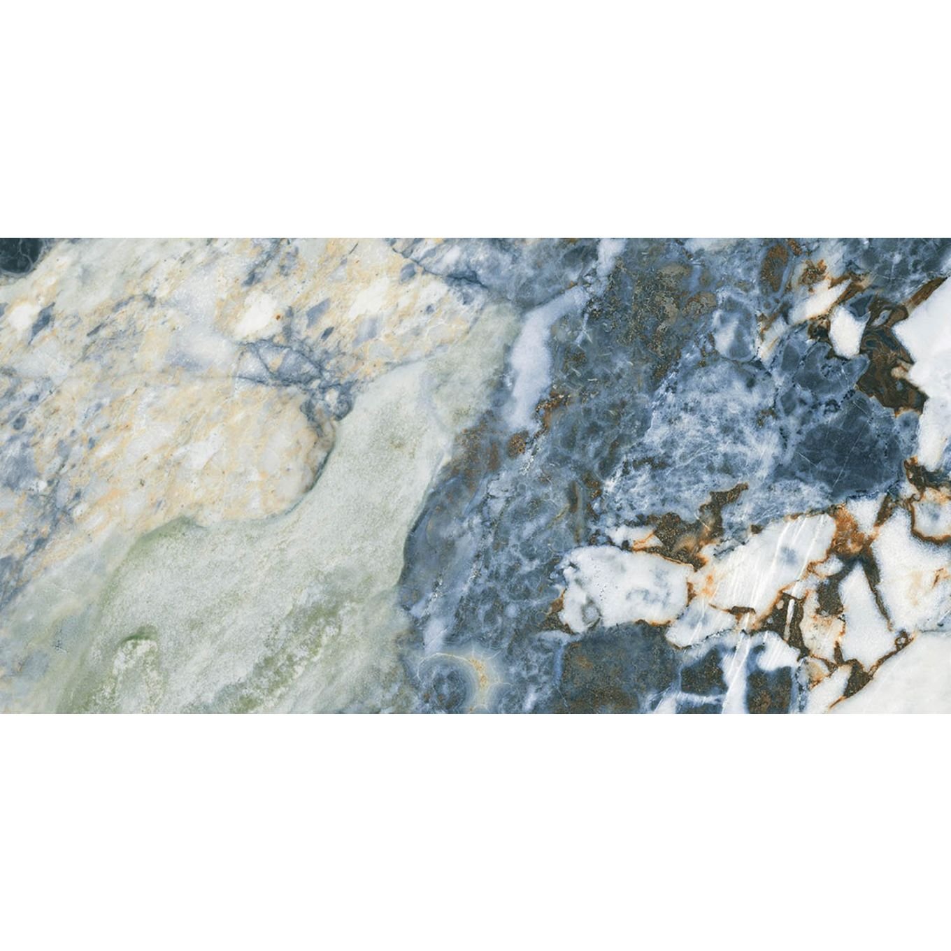 Hansell Blue Super Polished Porcelain Tile 1200x600mm