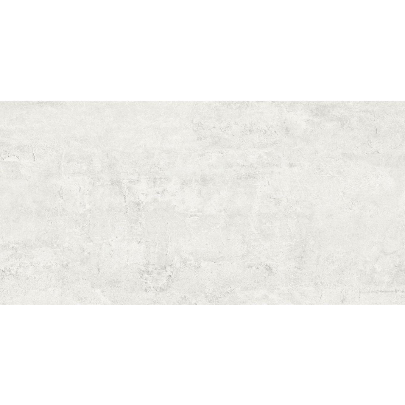 Donovan White Concrete Effect Porcelain Tile 600x1200mm