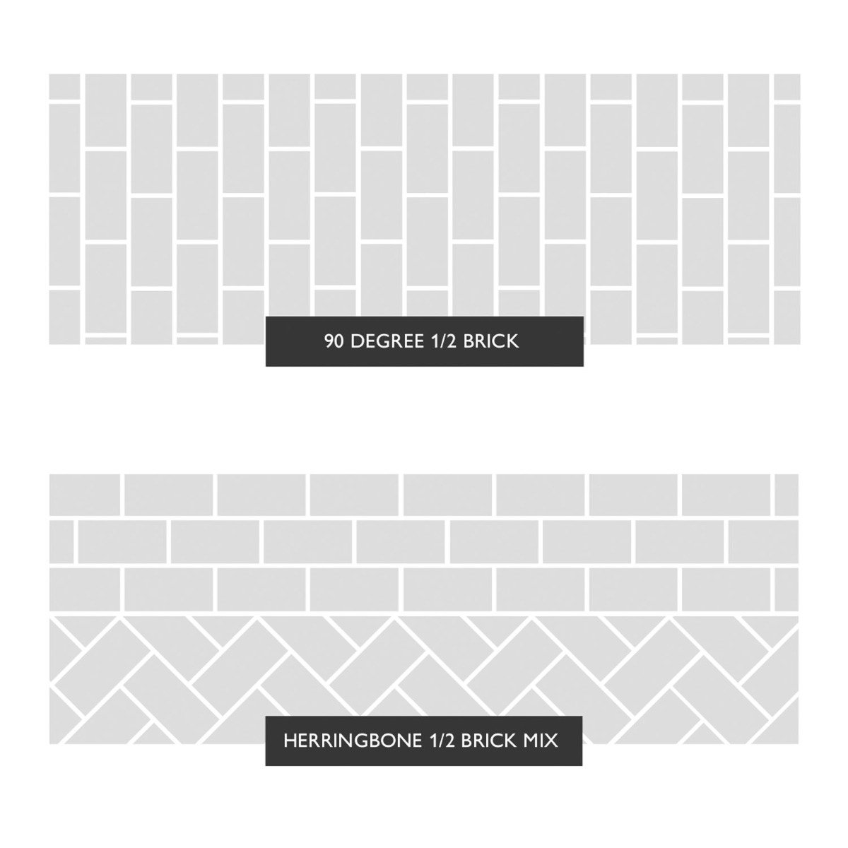 Metro White Ceramic Brick Tile 100x200mm