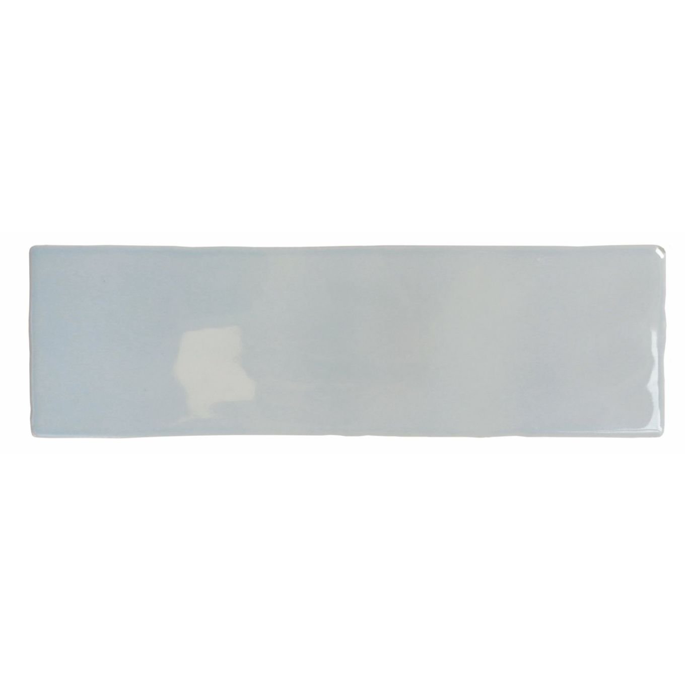 Borneo Sky Blue Gloss Brick Tile 65x200mm