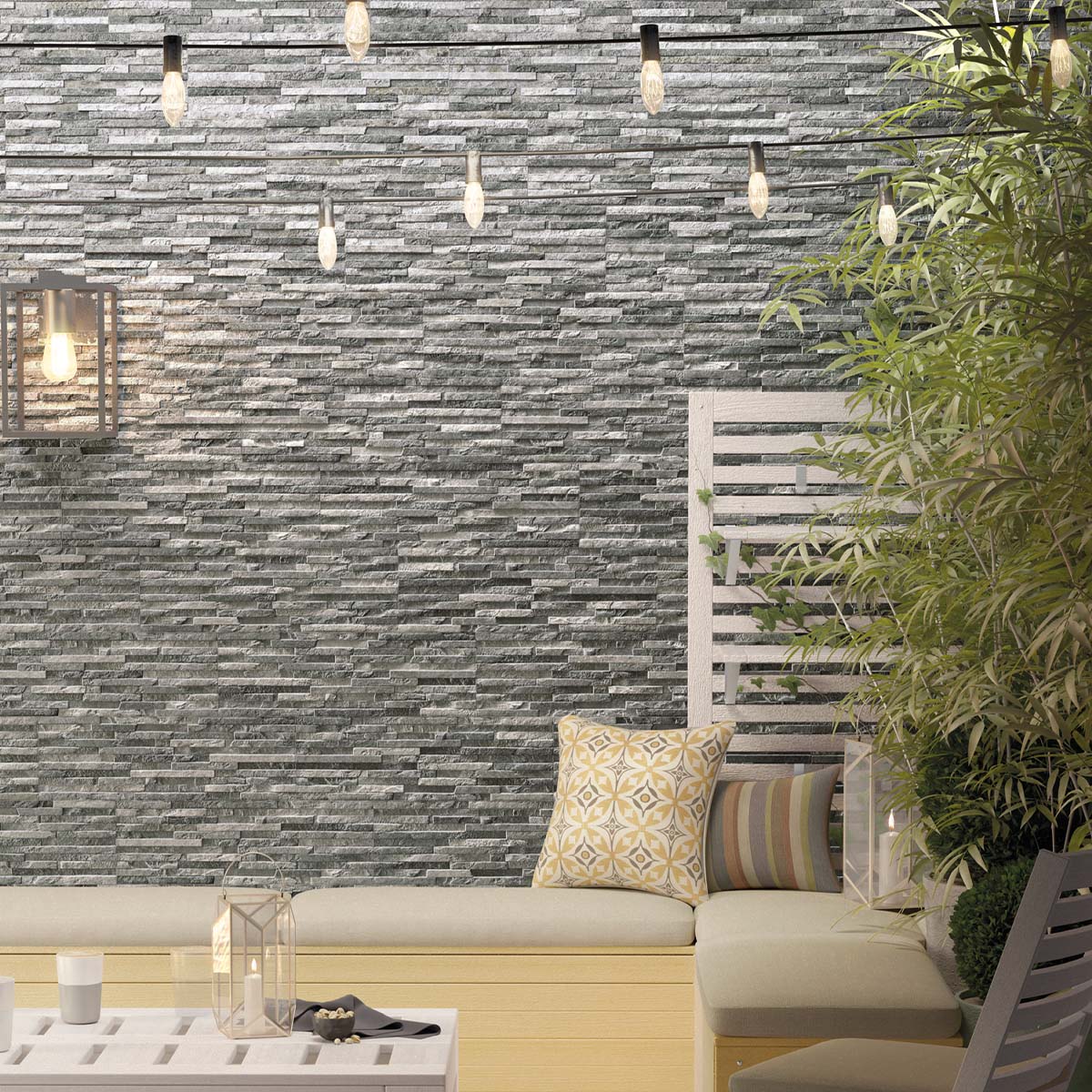 Centaur Grey Matt Porcelain Tile 520x170mm