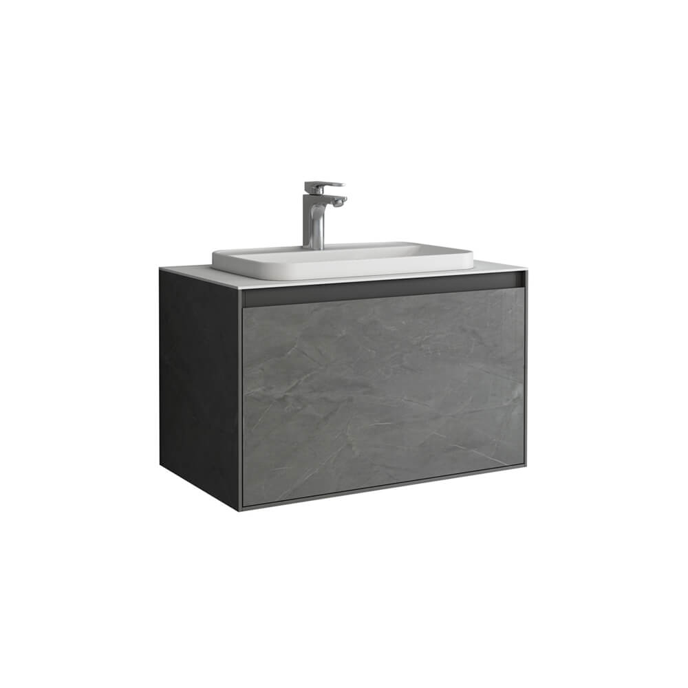 Imex Arco 800mm Single Drawer Cabinet - Basin Not Included