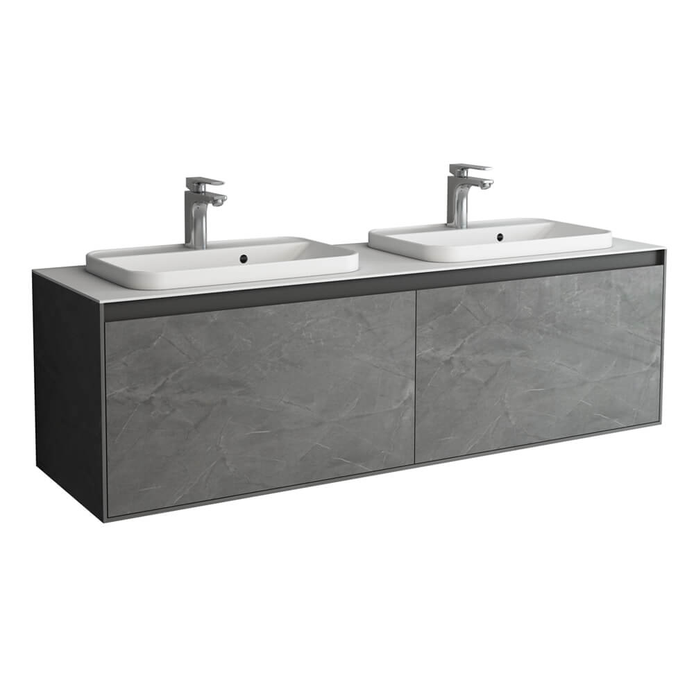 IMEX Arco 1600mm Two Drawer Cabinet - No Basin Included