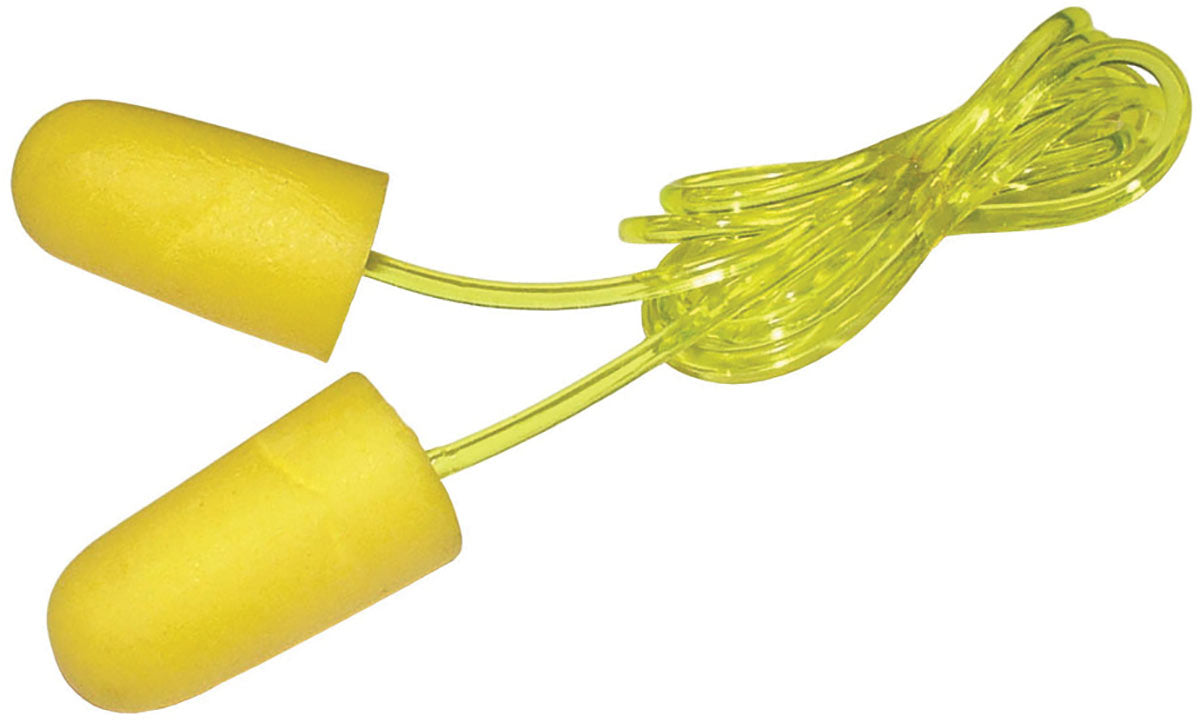 Foam Earplugs & Cord 5 Pairs