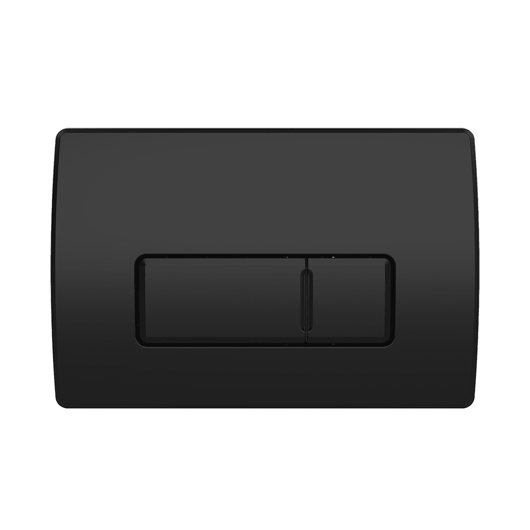 Elegant Haven Storr Square Black Dual Flush Plate 2