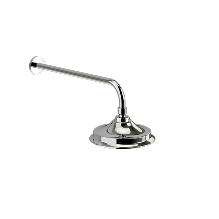 Riviera fixed AirBurst Shower Head with arm