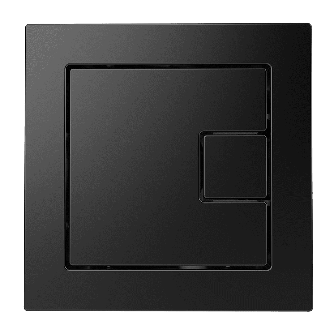 Elegant Haven Wye Skara Square Black Pneumatic Push Button 2