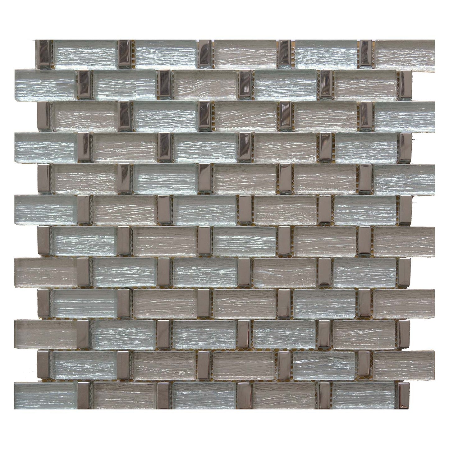 Capella Silver Mosaic Wall Tile 300 x 300mm