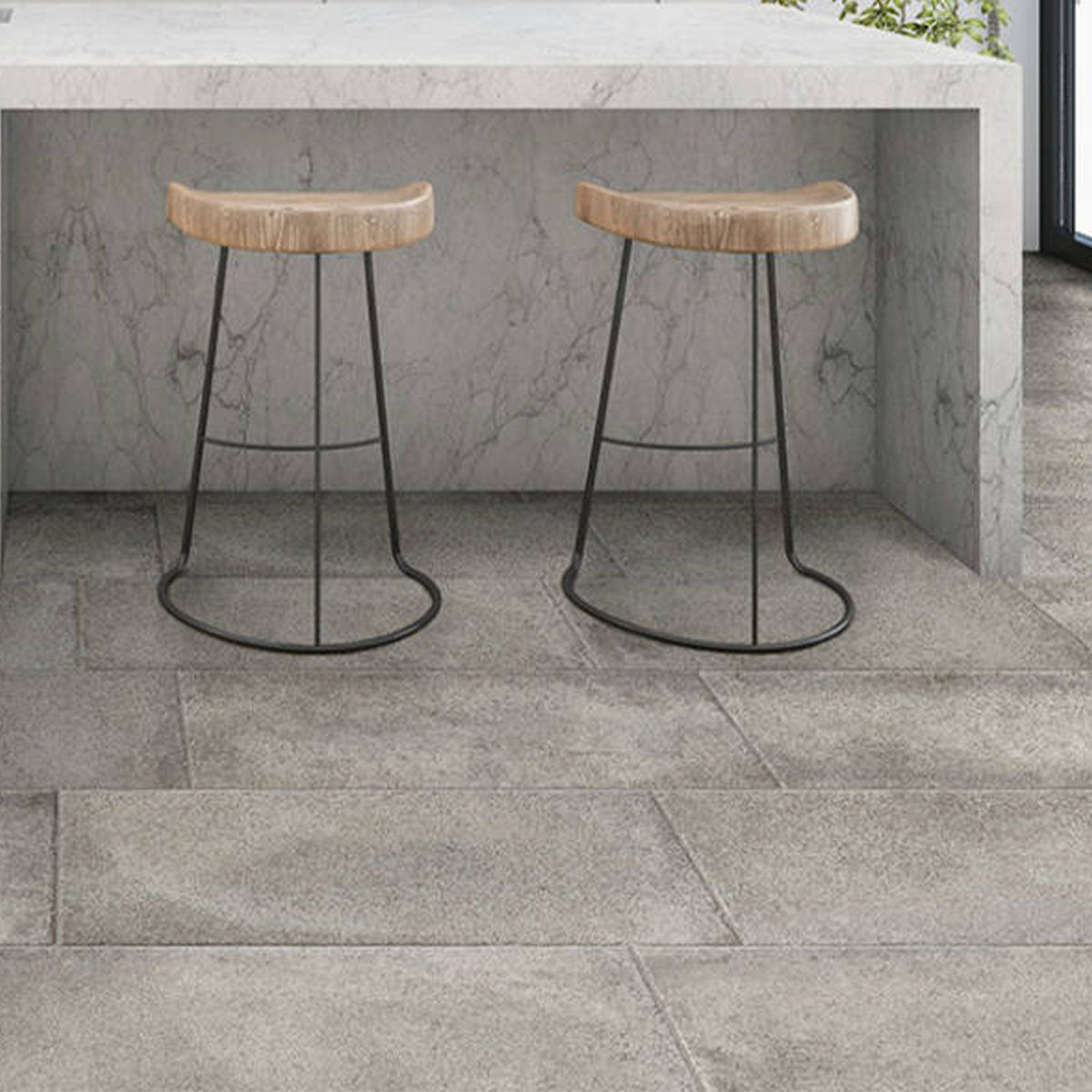 Porta Silver Plain Porcelain Tile 330x670mm