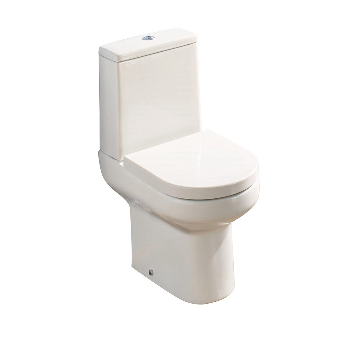 Elegant Haven Elgin Close Coupled Short Projection Wc With Cistern And Luxury Seat And Cover 38120-38220-2