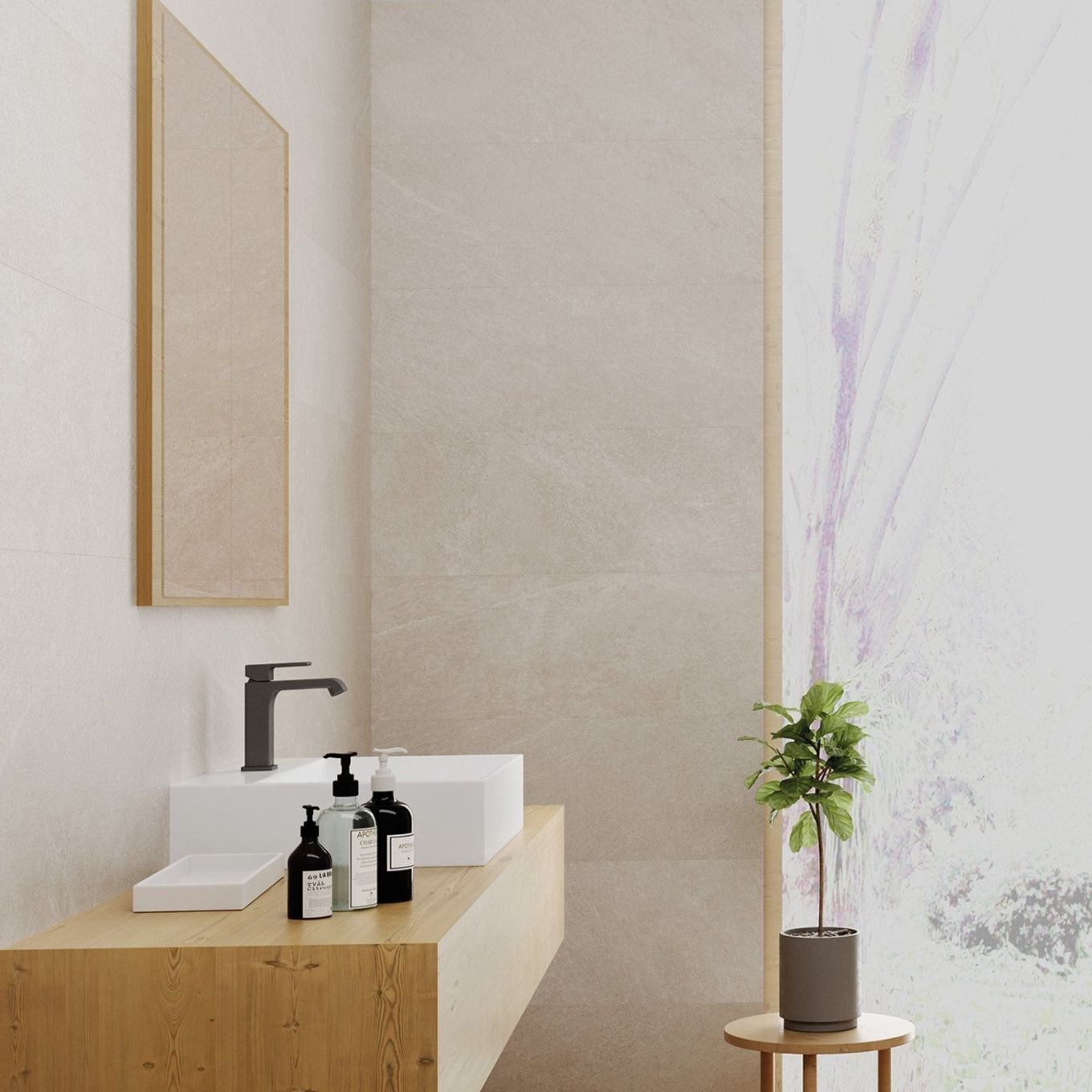 Earth Sand Matt Ceramic Tile 320x900mm