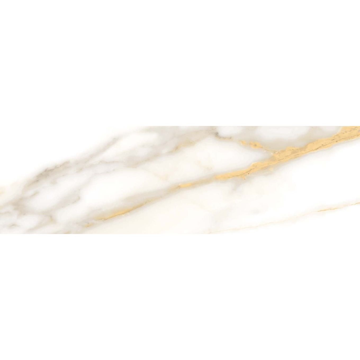 Corvette Gold Marble Matt Porcelain Tile 100x333mm