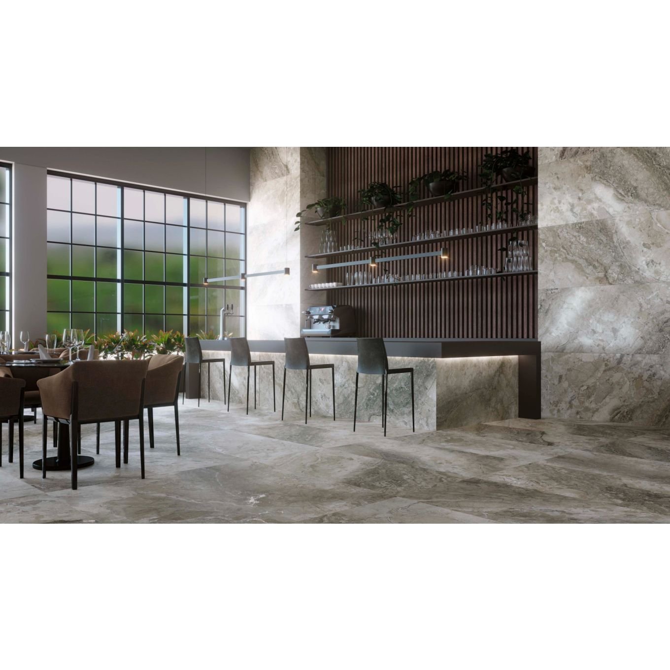 Delilah Mocha Matt Porcelain Tile 600x1200mm