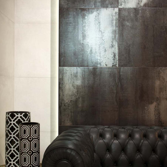 Corten Steel Matt Porcelain Tile 600x600mm