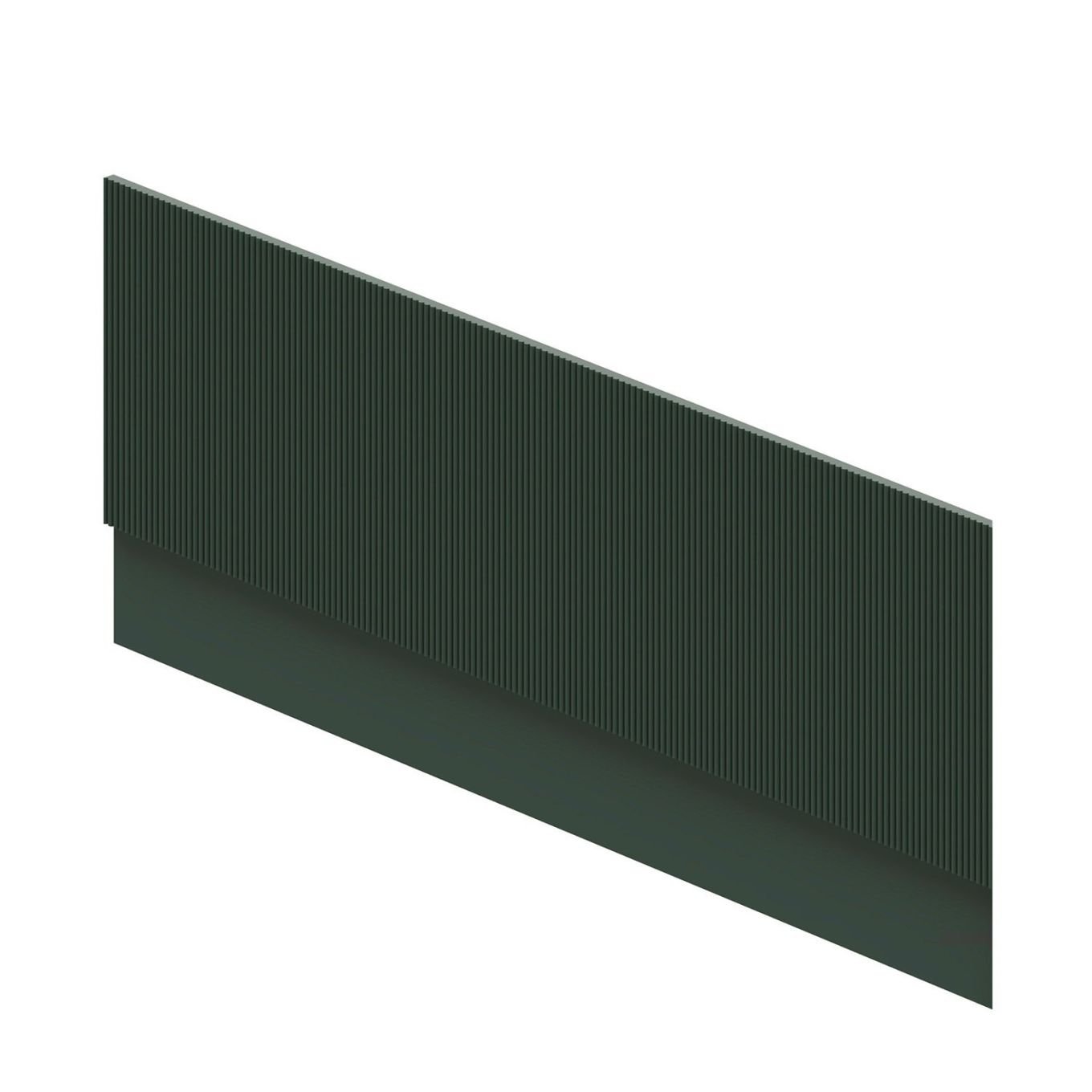 Wish Ribbed Green Front Bath Panel