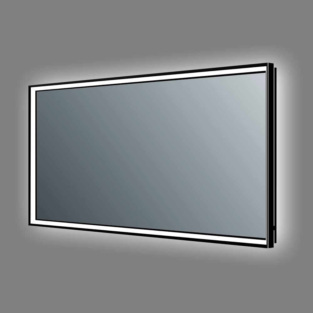 Adison Black Framed LED Backlit Mirror 700x1200mm