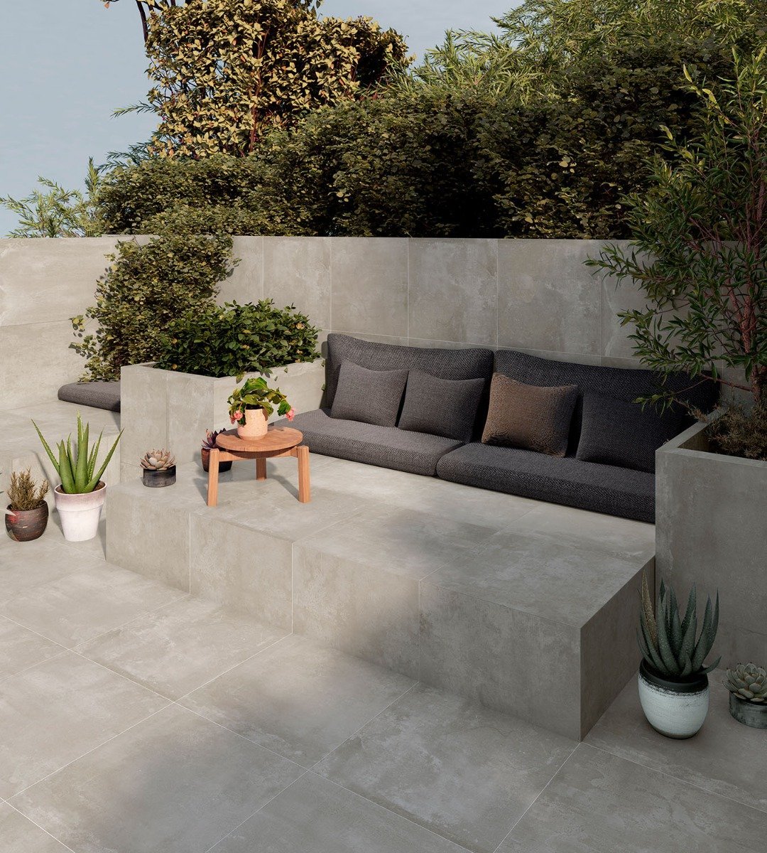 Geneva Plain Outdoor Matt Porcelain Tile 610x610mm